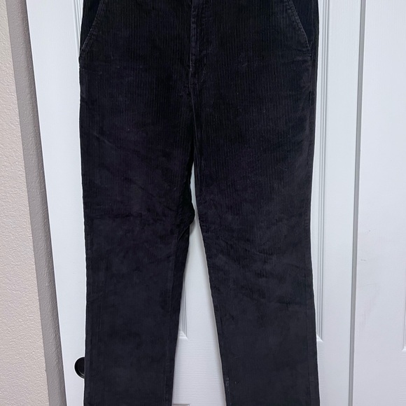 Men's L.L. Bean Black Corduroy Pants - 34/30 - Picture 3 of 6